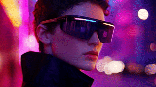 Melted Crayons Vision Glasses — Side View