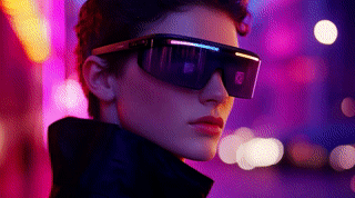 Melted Crayons Vision Glasses — Front View